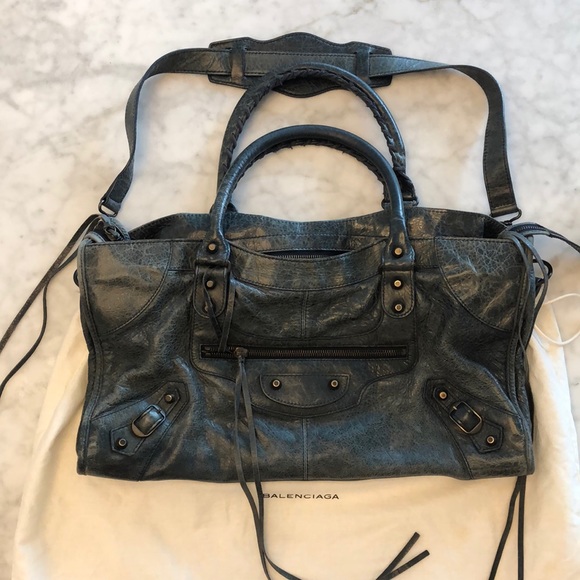 SOLD Balenciaga Lambskin Part Time Bag - Picture 1 of 10